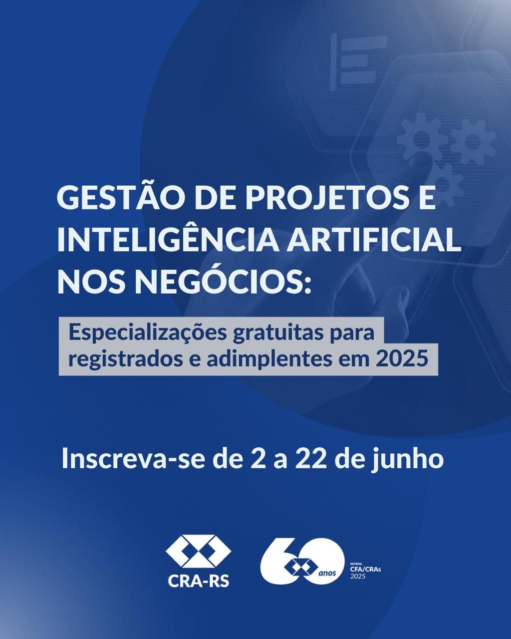 Conselho de Administração do RS abre inscrições para especialização gratuita EAD